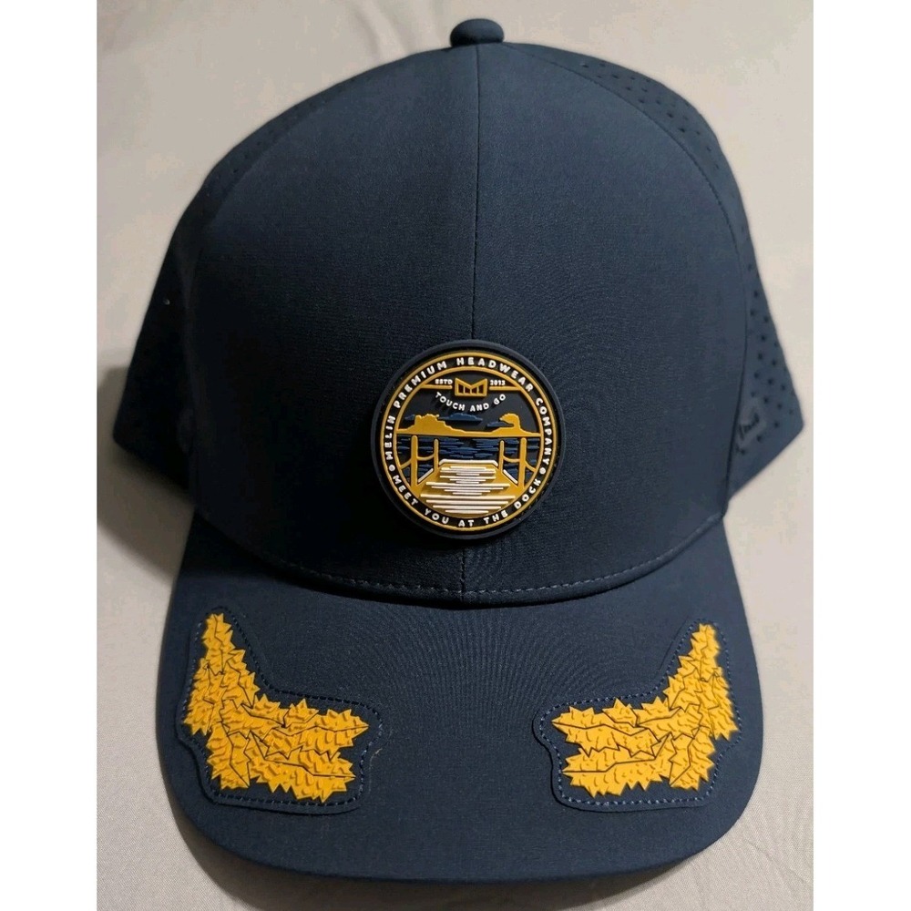 Melin Hydro A-Game Captains C Navy Snapback Hat Cap NWT Size Classic - Picture 2 of 6